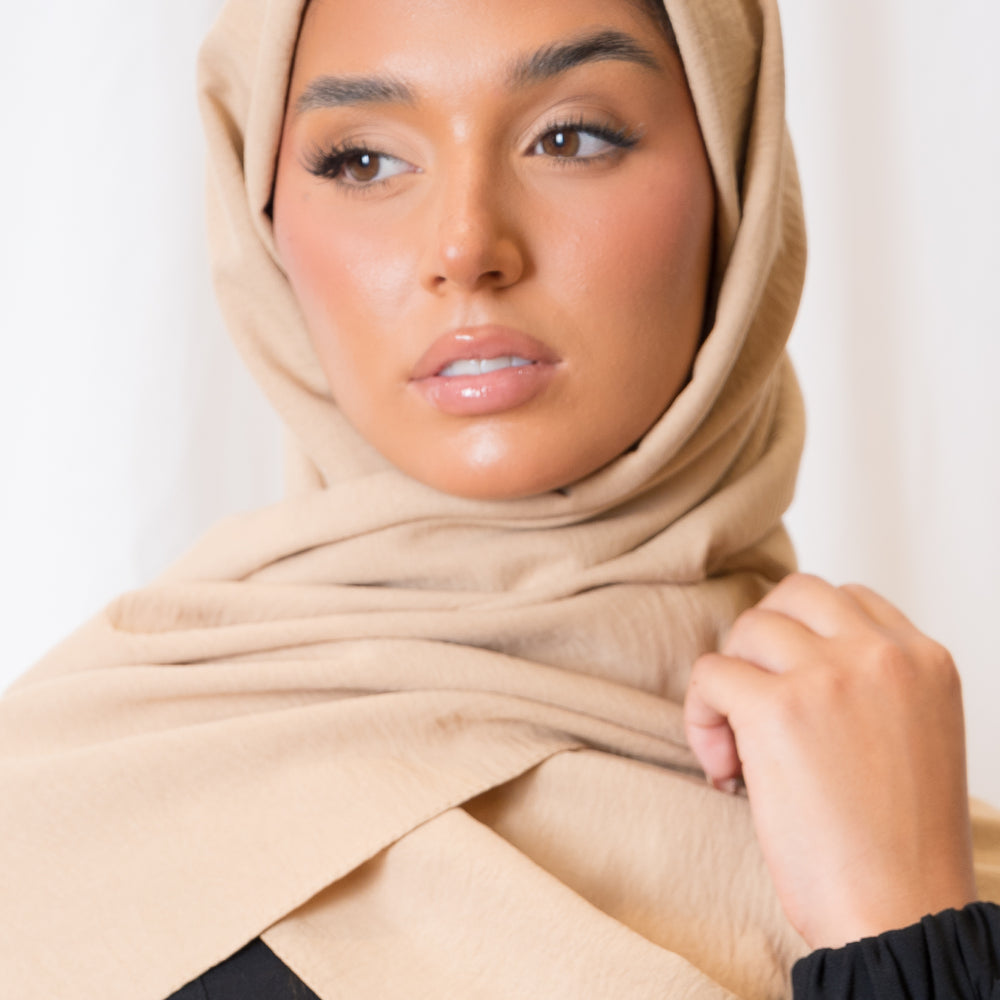 Nude Arabian Cotton Hijab