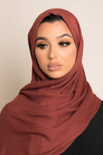 Claret Red Viscose Hijab